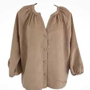 Marc New York Size Medium New Blush Blouse With Buttons. New With Tags